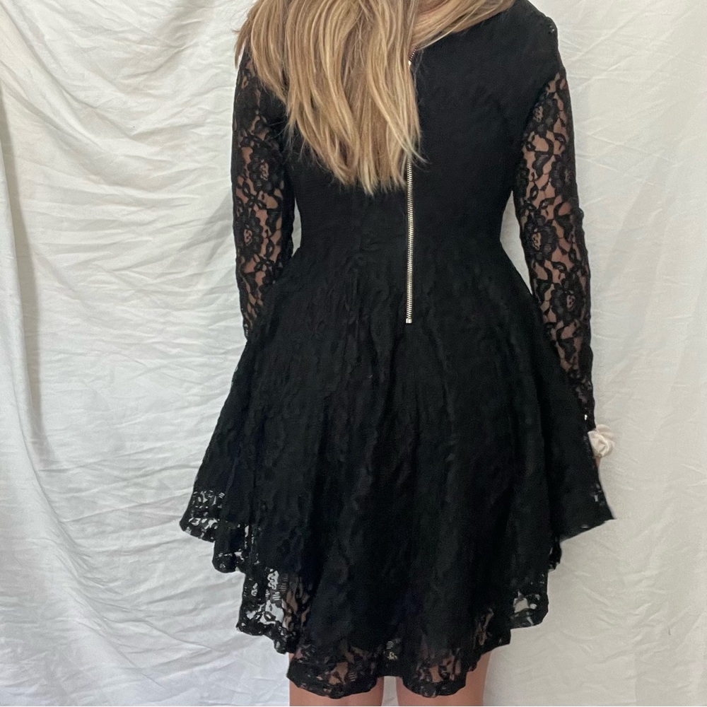 Altar'd State Little Black Lace Dress